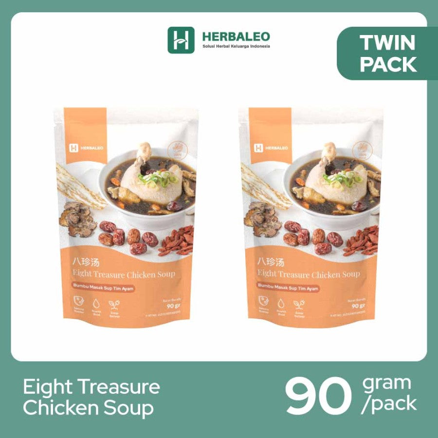 Herbaleo - Twinpack Eight Treasure Chicken Soup ( Bumbu Masak Sup Tim Ayam 90 GR )