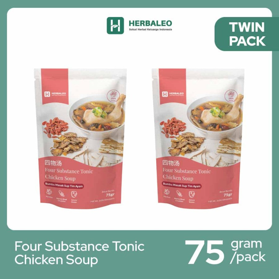 Herbaleo - Twinpack Four Substance ( Bumbu Masak Sup Tim Ayam 75 GR )