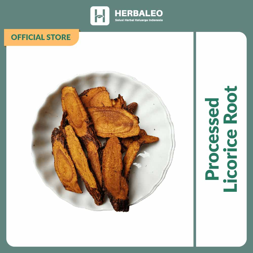 Herbaleo - Processed licorice root / cakam / zhi gan cao / ( 5 gram )