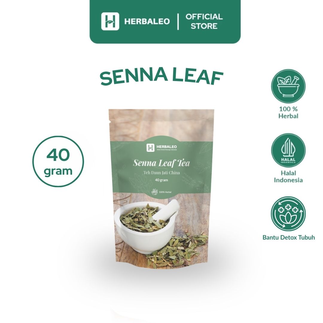 Herbaleo - Daun Jati ( Senna Leaf Herbal ) 40 gram