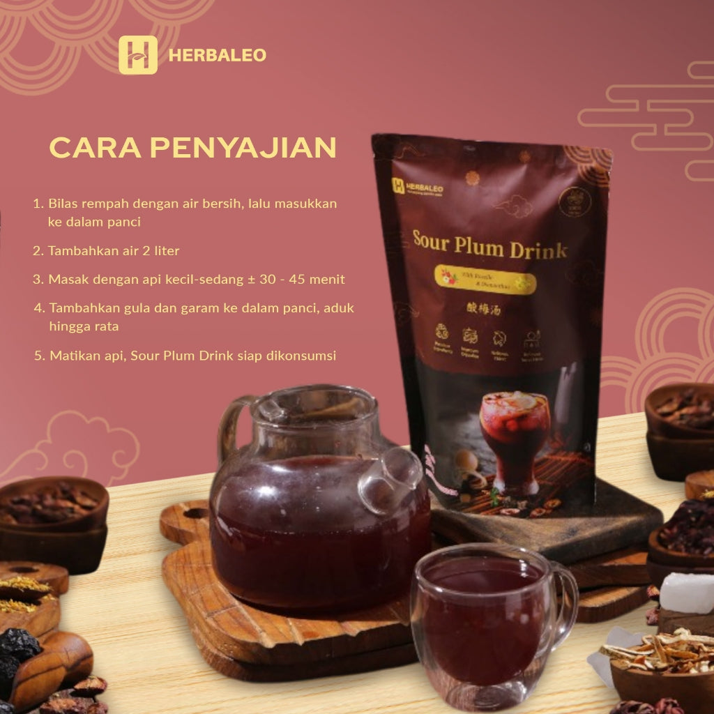 Herbaleo - Twinpack Sour Plum with Roselle & Osmanthus Drink