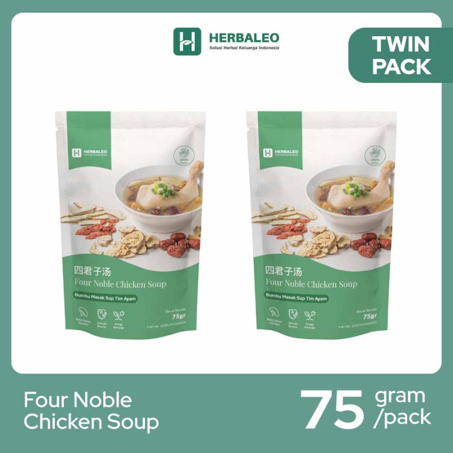 Herbaleo -  Twinpack Four Noble Chicken Soup ( Bumbu Masak Sup Tim Ayam 75 GR )