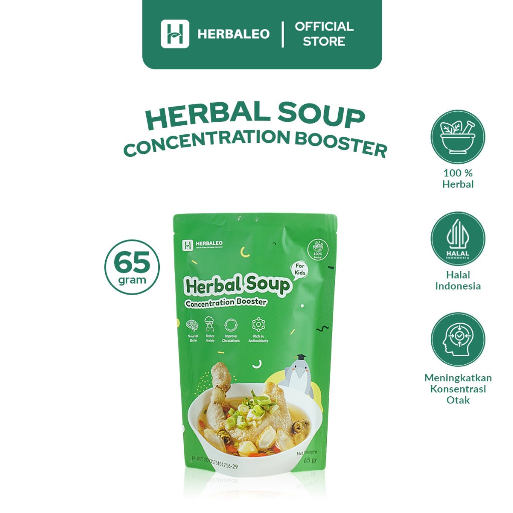 Herbaleo Sup Peningkat Konsentrasi Anak 65 GR Concentration Booster