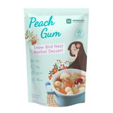 Herbaleo Peach Gum Snow Bird Nest Herbal Dessert 125 gr