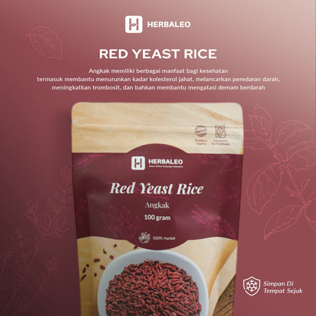 Herbaleo - Twinpack Red Yeast Rice 100 gram ( Angkak )