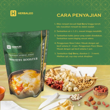 Herbaleo Premium Herbal Sup - Appetite Booster Meningkatkan Nafsu Makan