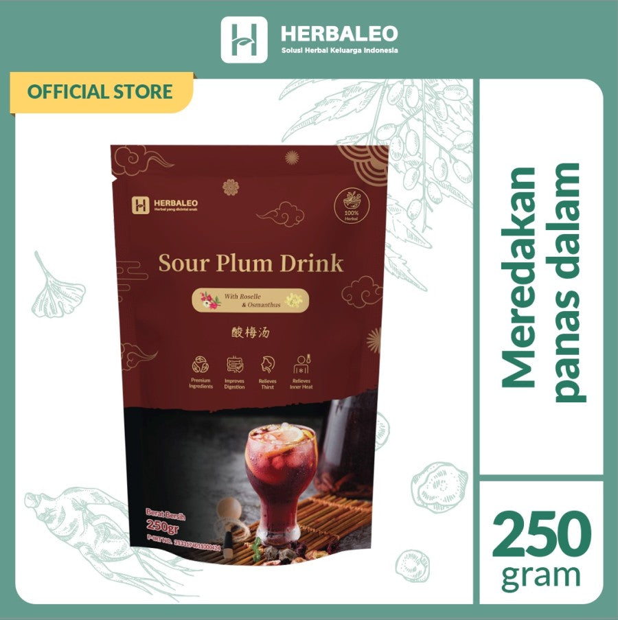 Herbaleo - Paket Hemat Triple Drink ( Sour Plum Drink , Eight Treasure Liang Tea, Pearl Barley Drink)