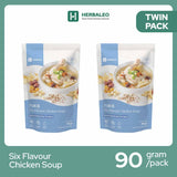 Herbaleo - Twinpack Six Flavour Chicken Soup 90g ( Bumbu Masak Sup Tim Ayam)