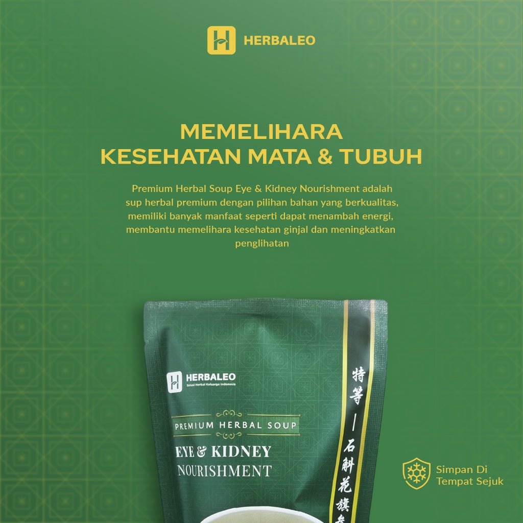 Herbaleo Premium Herbal Sup 65 GR Eye & Kidney Nourishment Memilihara Kesehatan Mata