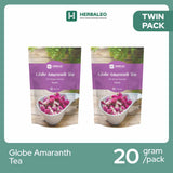 Herbaleo - Twinpack Globe Amaranth Tea 20 gr ( Teh Bunga Kancing )
