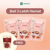 Herbaleo Triple Peach Gum Collagen Dessert with Tangerine ( isi 3 bungkus )