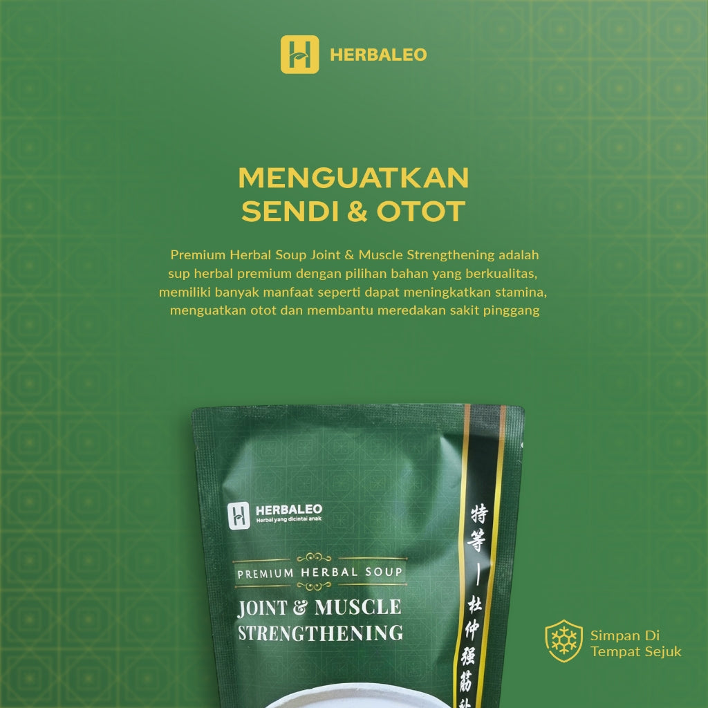 Herbaleo Premium Herbal Sup 65 GR Joint & Muscle Strengthening Kesehatan Otot