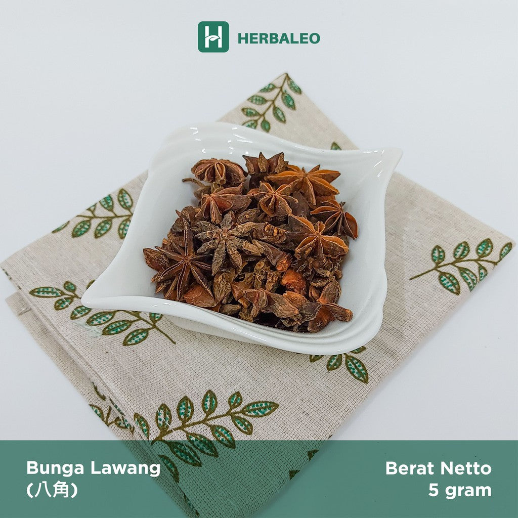Herbaleo - Star Anise / Ba Jiao  / Pekak / Bunga Lawang 5 gram