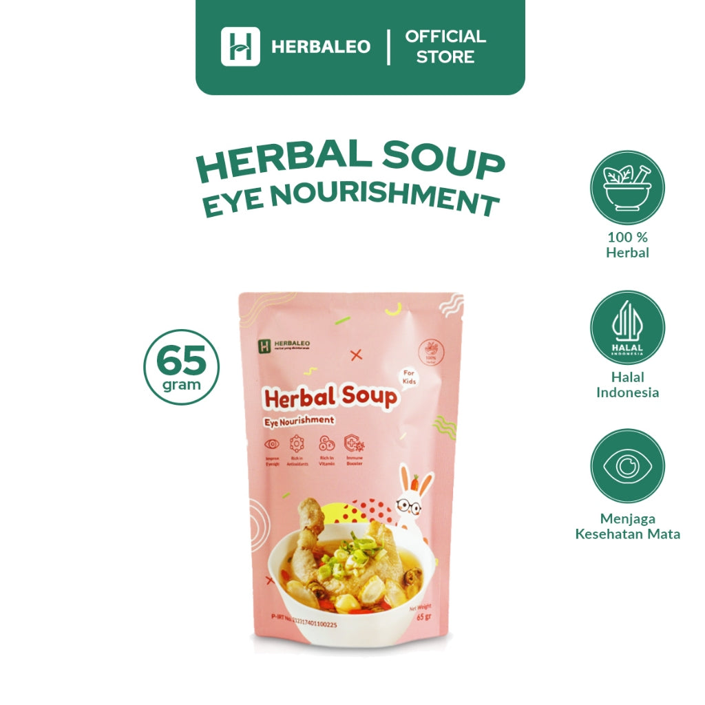 Herbaleo Sup Kesehatan Mata Anak 65 GR 100% Herbal Eye Nourishment Kesehatan