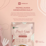 Herbaleo Triple Peach Gum Collagen Dessert with Tangerine ( isi 3 bungkus )