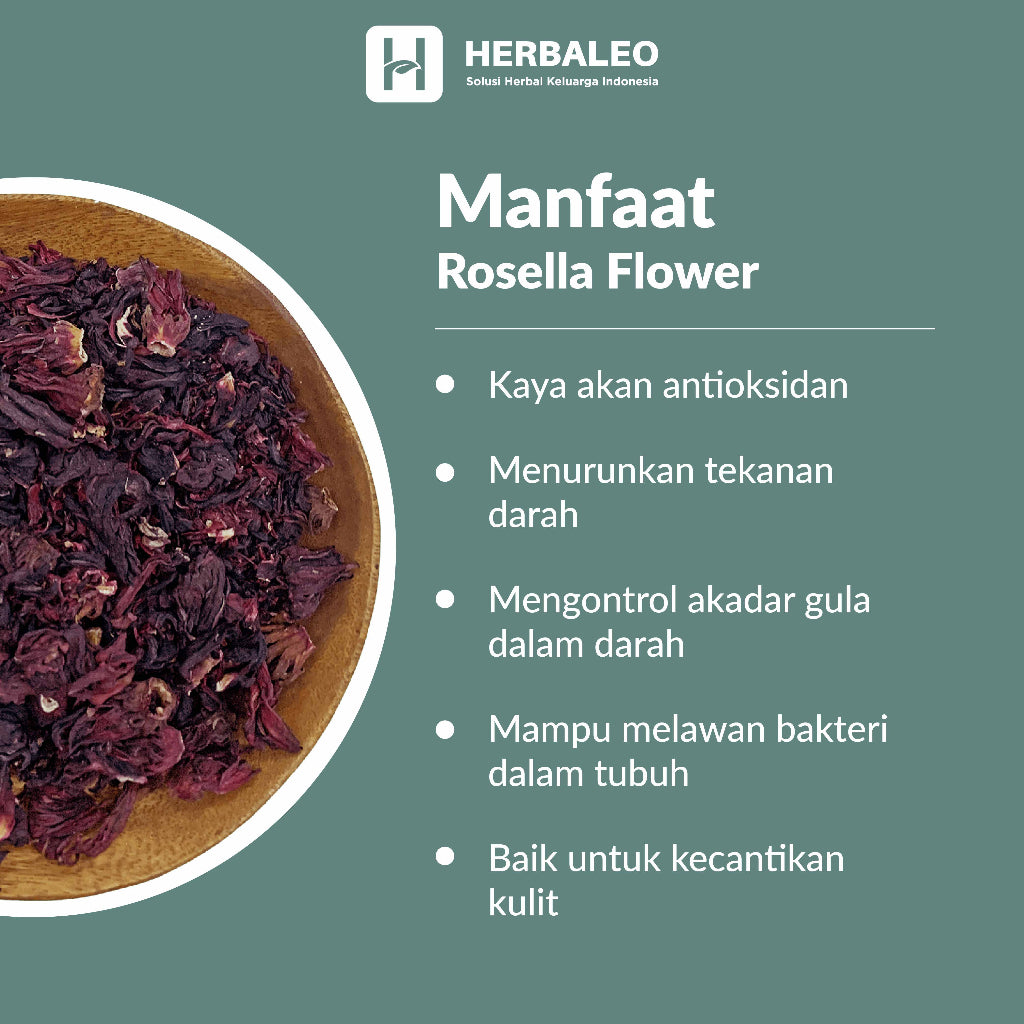 Herbaleo - Rosella Flower / Teh Bunga Rosella 5 gram