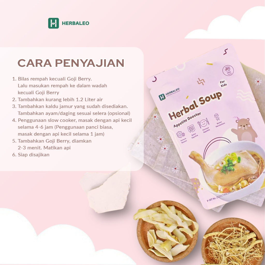 Herbaleo - Triple Sup Peningkat Nafsu Makan Anak ( Herbal Appetite Booster Kesehatan)