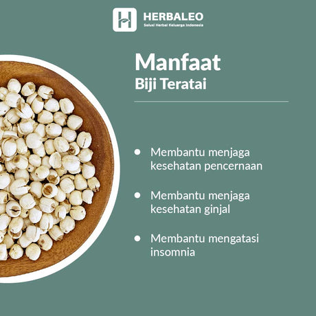 Herbaleo Biji Teratai Lotus Seed / Bai Lian Zi / Lien Ci 5gram