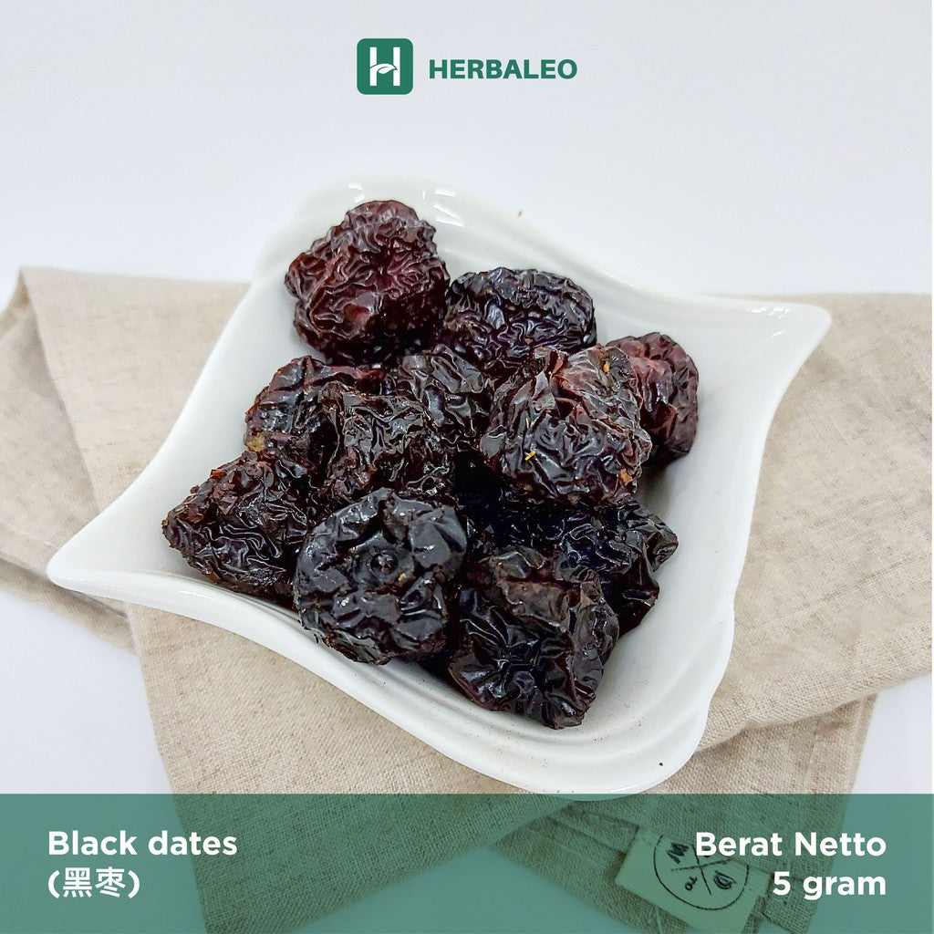 Herbaleo - Black Dates / Hei Zao / Kurma Hitam 5gram