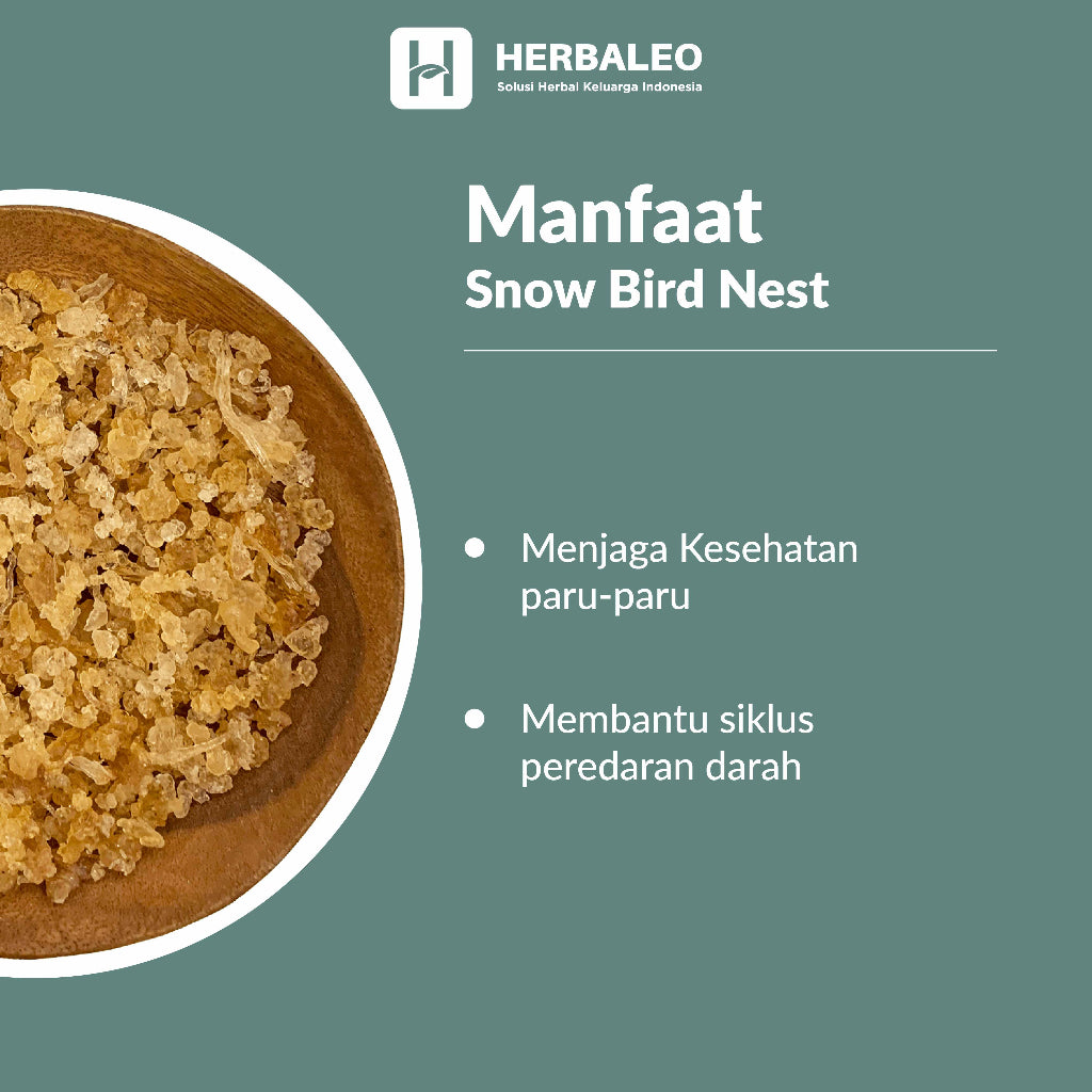 Herbaleo Snow Bird Nest / xue yan /  5gram